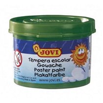 Témpera Escolar JOVI 35 ml. Color Verde Oscuro