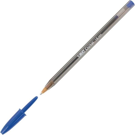 Bolígrafo BIC Cristal Large Color Azul