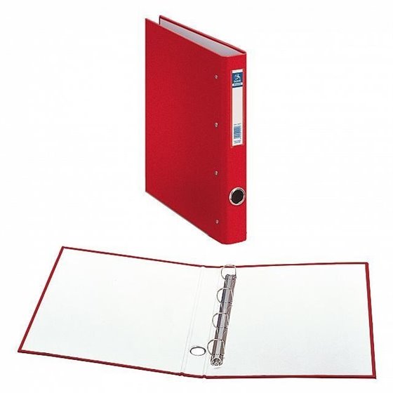Carpeta Archivador DOHE Folio 4 Anillas 25 mm. Color Rojo