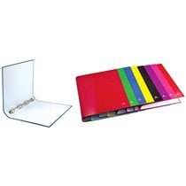 Carpeta Archivador MARIOLA Folio 4 Anillas 25 mm. Color Violeta