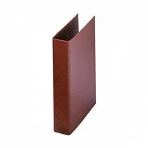 Carpeta Archivador MARIOLA Folio Natural Cuero Forrado Modelo 2 anillas 40 mm.