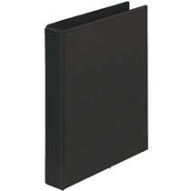 Carpeta Archivador IBERPLAS Pvc Folio 4 Anillas 25 mm. Color Negro
