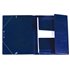 Carpeta IBERPLAS Pvc Goma y Solapa 4º Color Azul