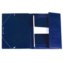 Carpeta IBERPLAS Pvc Goma y Solapa 4º Color Azul