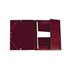 Carpeta IBERPLAS Pvc Goma y Solapa 4º Color Granate