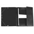 Carpeta IBERPLAS Pvc Goma y Solapa 4º Color Negro