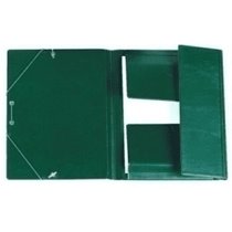 Carpeta IBERPLAS Pvc Goma y Solapa 4º Color Verde
