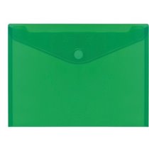 Sobre Portadocumentos Plástico CARCHIVO Din-A5 Cierre Velcro 6 x 10,5 cm. Color Verde