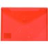Sobre Portadocumentos Plástico CARCHIVO Mini Cierre Velcro 6 x 10,5 cm. Color Rojo
