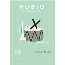 Cuaderno Aprendizaje RUBIO Escritura Modelo Nº 12