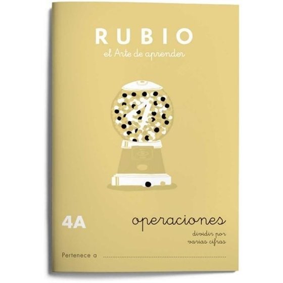 Cuaderno Aprendizaje RUBIO Operaciones Modelo Nº 4A