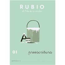 Cuaderno Aprendizaje RUBIO Preescritura Modelo Nº 01