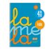 Bloc LAMELA Folio 80 Hojas 90 g. Tapa Plástico Cuadrovía 4 mm. Color Azul
