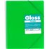 Carpeta Fundas Espiral Gomas GRAFOPLAS Maxiplas Gloss A4 20 Hojas Color Verde