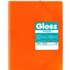 Carpeta Fundas Espiral Gomas GRAFOPLAS Maxiplas Gloss A4 40 Hojas Color Naranja