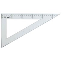 Cartabón SAFTA Trasnparente Tamaño 30 cm.