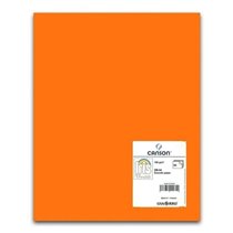 Cartulina CANSON Iris Vivaldi A4 185 g. Paquete x50 Color Mandarina