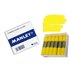 Cera Blanda MANLEY Caja x12 Unicolor Color Amarillo Oscuro