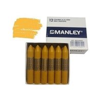 Cera Blanda MANLEY Caja x12 Unicolor Color Ocre