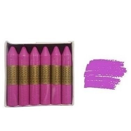 Cera Blanda MANLEY Caja x12 Unicolor Color Rosa Claro