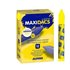 Ceras Blandas MAXIDACS Caja x12 Unicolor Color Amarillo Claro
