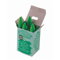 Ceras JOVI Jovicolor Caja x12 Colores Unicolor Color Verde Oscuro