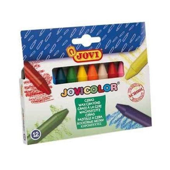 Ceras JOVI Jovicolor Envase 12 COLORES