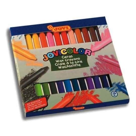 Ceras JOVI Jovicolor Envase 24 COLORES