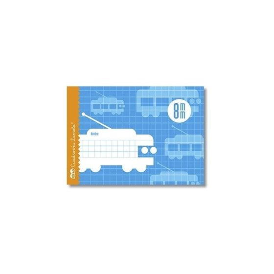 Cuaderno LAMELA 16 Hojas Tapa Básico Cuadrovía Modelo Cuadrovía 8 mm.
