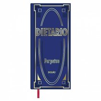 Dietario Perpetuo DOHE Dos Tercios Día Página Color Azul