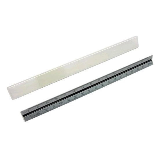 Escalímetro Aluminio ARTES Tamaño 30 cm.