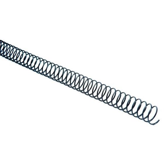 Espiral Metálica Encuadernación 5:1 DHP Negro Tamaño 34 mm. Caja x50