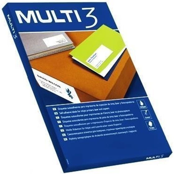 Etiquetas Impresora MULTI3 Caja x100 Hojas Tamaño 105 x 148 mm.