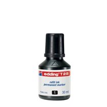 Frasco Tinta EDDING T-25 30 ml. Color Negro