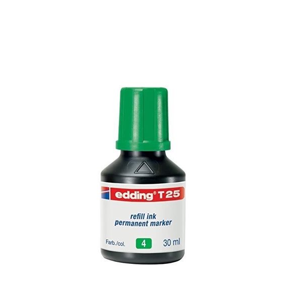 Frasco Tinta EDDING T-25 30 ml. Color Verde