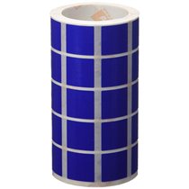 Gomets Cuadrados APLI 20 x 20 mm. Rollo x1770 Color Azul