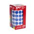 Gomets Redondos APLI 15 mm. Diámetro Rollo x2532 Color Azul