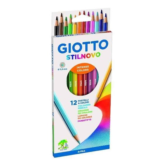 Lápices Colores GIOTTO Stilnovo Envase 12 COLORES