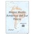 Mapa Mudo SELVI Físico Din-A4 Modelo América del Sur