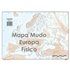 Mapa Mudo SELVI Físico Din-A4 Modelo Europa