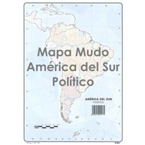 Mapa Mudo SELVI Político Din-A4 Modelo América del Sur