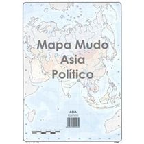 Mapa Mudo SELVI Político Din-A4 Modelo Asia