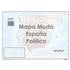Mapa Mudo SELVI Político Din-A4 Modelo España