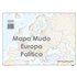 Mapa Mudo SELVI Político Din-A4 Modelo Europa
