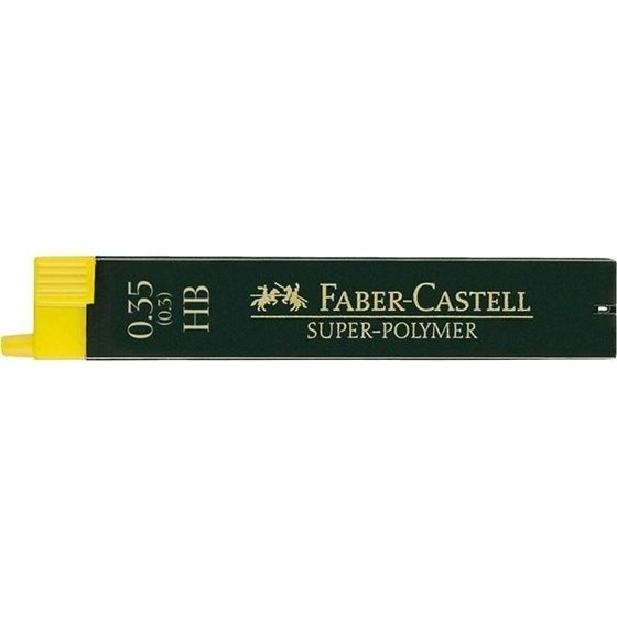 Minas Grafito Para Portaminas FABER-CASTELL 0,3 mm. Dureza HB
