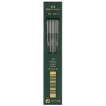 Minas Grafito Para Portaminas FABER-CASTELL 2 mm. Dureza B