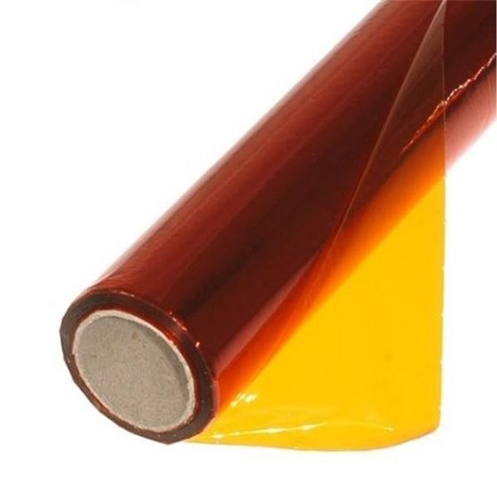 Papel Celofán SADIPAL Rollo x25 Hojas 50 x 65 cm. Color Naranja
