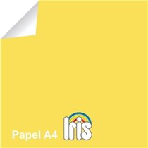 Papel Color IRIS 80 g. Paquete x100 Hojas Color Gualda