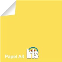 Papel Color IRIS 80 g. Paquete x500 Hojas Color Gualda