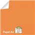 Papel Color IRIS 80 g. Paquete x500 Hojas Color Naranja
